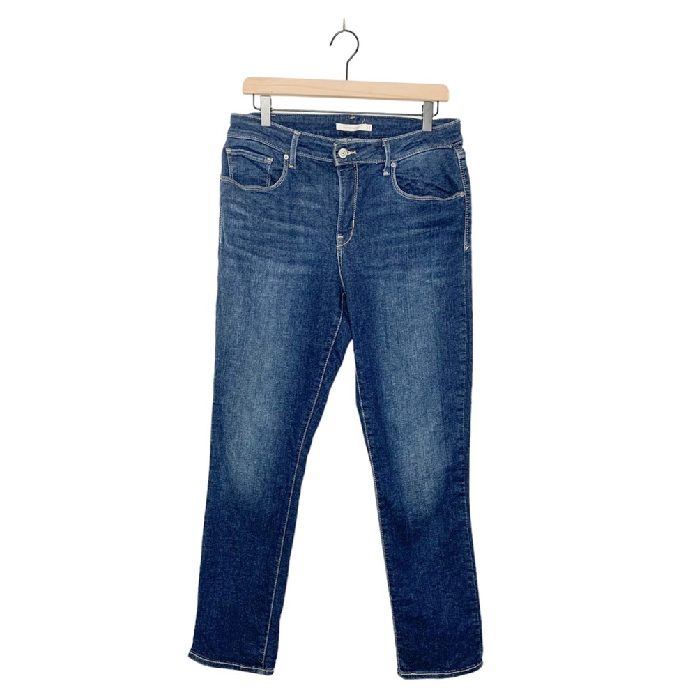 Levis Mid Rise Skinny Jean Medium Wash 14